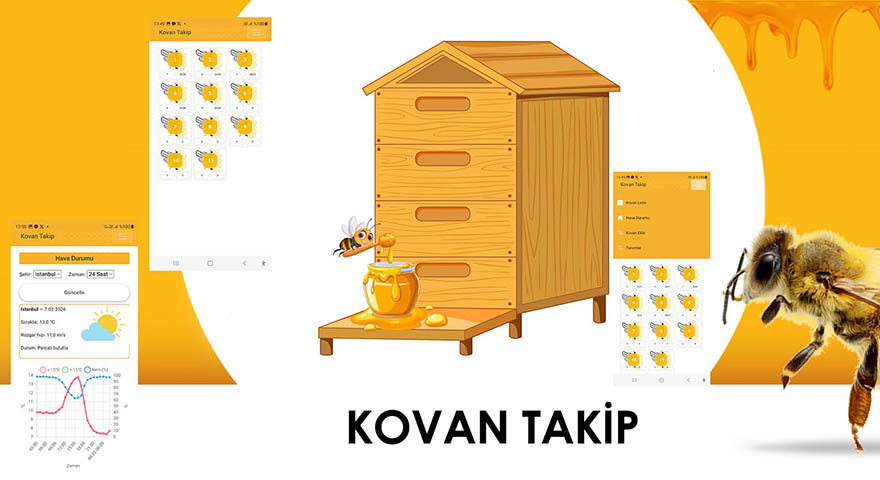Arıcılık Kovan Takip Uygulaması Arıcı Programı